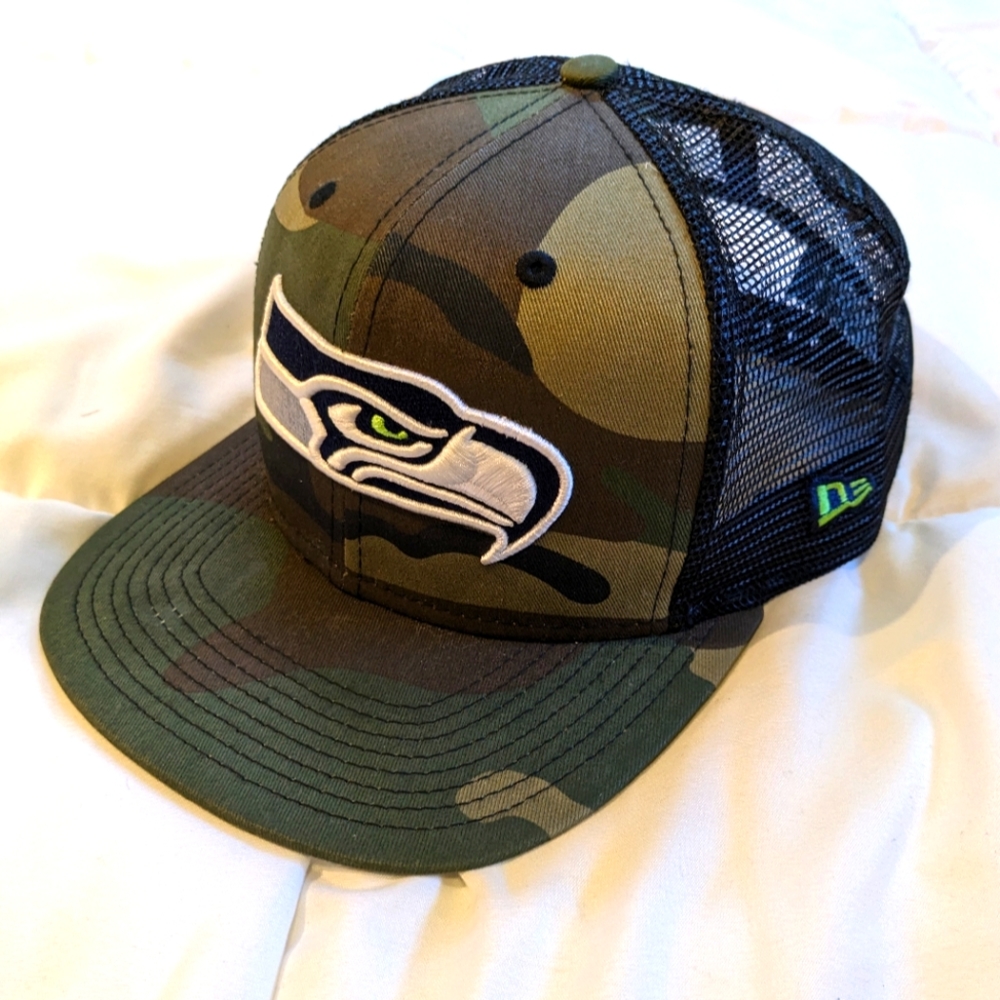 Seattle Seahawks camo snapback